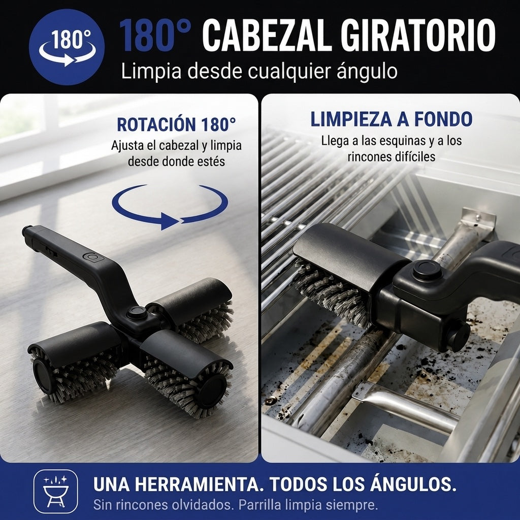 Cepillo Eléctrico para Parrilla NITIDA Grill foto 4